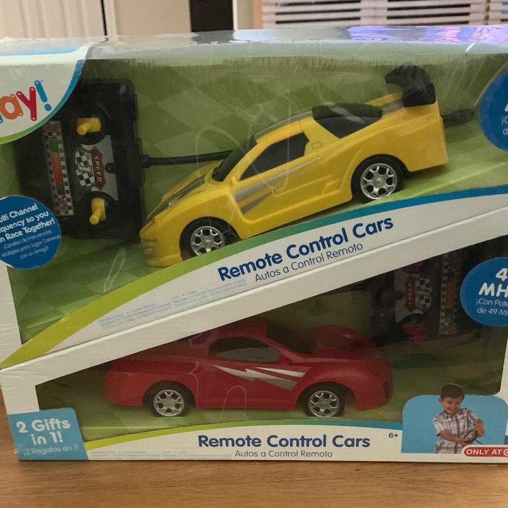 Target Remote Control Cars Set - Yellow and Red